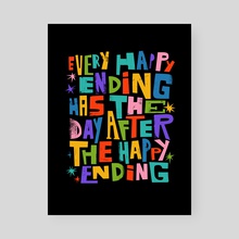 Happy Ending - Poster by Maria Ku