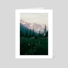 North Cascades - Art Card by hannah kemp