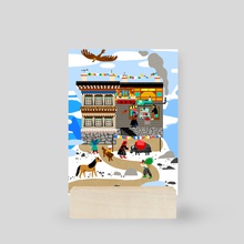 Himalayan (Vertical Ver) - Mini Print by Subin Yang