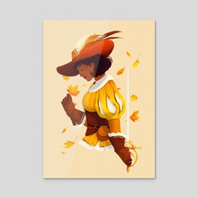 Autumn musketeer - Acrylic by Art of Joohei 