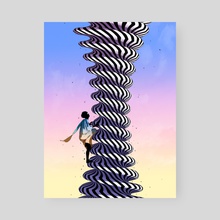 The Climb - Poster by Dániel Taylor