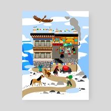Himalayan (Vertical Ver) - Poster by Subin Yang