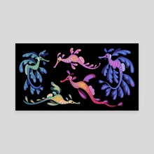 Sea dragons - Canvas by pikaole 