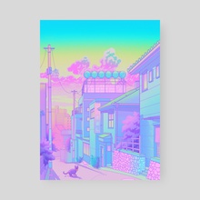 The Path to Yanaka - Poster by Elora Pautrat