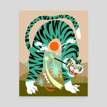 Year of Tiger  - Canvas by Subin Yang