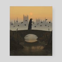 The Warden of the Bridge of Swords - Poster by Holly Humphries