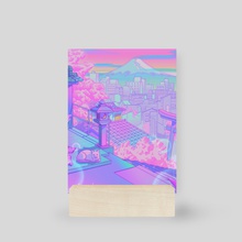 Fuji Blossom - Mini Print by Elora Pautrat