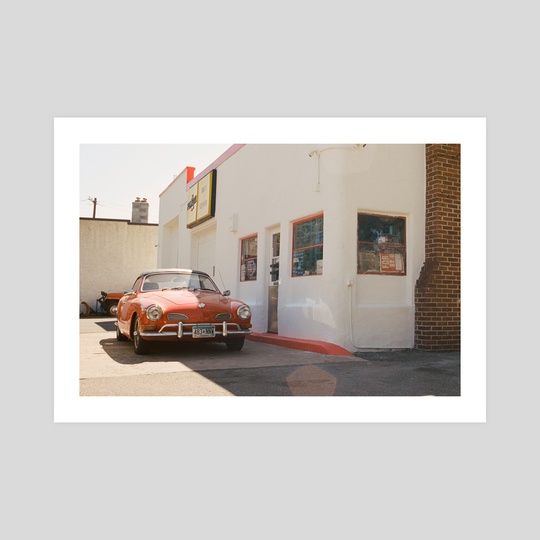 Classic Car | 1960s | 35mm Film Photography | Old Garage by Anthony Londer