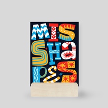 Misshapes - Mini Print by Maria Ku