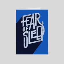 Fear of Sleep - Card pack by Maria Ku