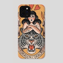 Courage heart - Phone Case by Jessica O.