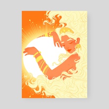 Goddess of the sun - Poster by Art of Joohei 