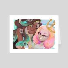 Pearl and Marina - Art Card by Ceejinary .Art