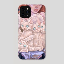 Meow - Phone Case by Jane Koluga