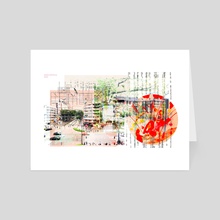 ARCHITECTURE COLLAGE | 22_Tokyo - Art Card by Dana Krystle