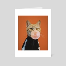 Cool cat - Art Card by Enkel Dika