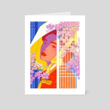 Korean woman - Art Card by Art of Joohei 