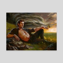 Ian Malcolm: From Chaos - Canvas by Young John Larriva