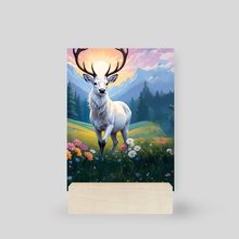 Beautiful Deer  - Mini Print by Donald NnamdiOsuala