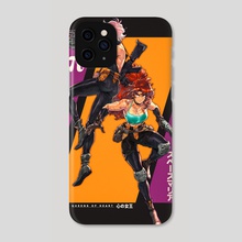 The Queens of Heart - Space Maria and Pi - Phone Case by David Liu