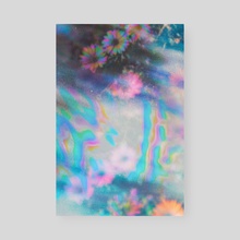 Liquid flowers - Poster by Camila Gonzalez