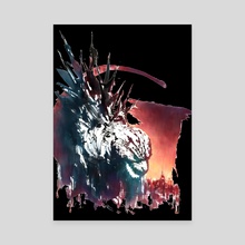 Godzilla Minus One (2) - Canvas by RazZohar Weissman