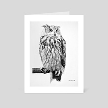 Another Owl - Art Card by Devon Leclercq