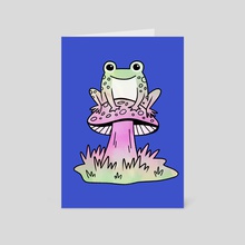 Mushroom and Frog - Card pack by Maria Ku