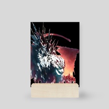 Godzilla Minus One (2) - Mini Print by RazZohar Weissman