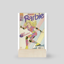Barbie ComicsTake her Rollerblading  - Mini Print by Nicholas BrandonSumner