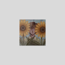 Behind the Sunflowers - Sticker by Jaynes Lane