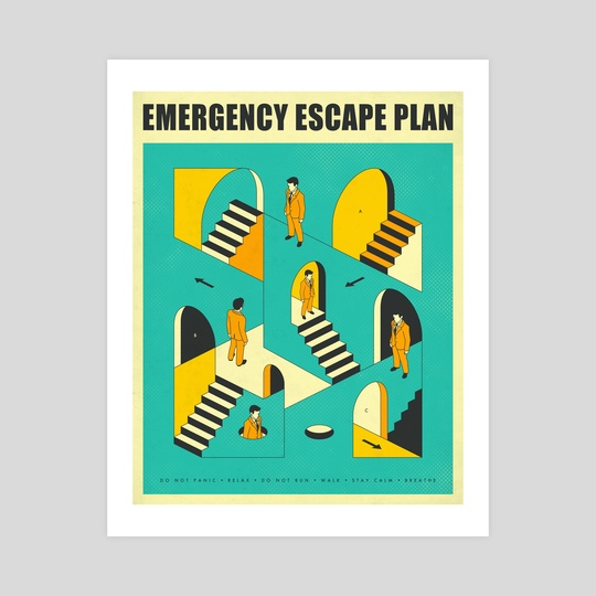 Emergency Escape Plan 1 by Jazzberry Blue