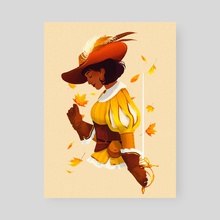 Autumn musketeer - Poster by Art of Joohei 