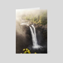 Snoqualmie Falls Washington Travel Photography PNW Landscape and Waterfall - Card pack by Anthony Londer