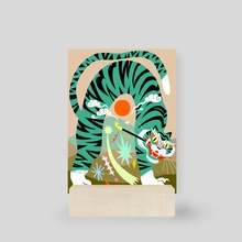 Year of Tiger  - Mini Print by Subin Yang