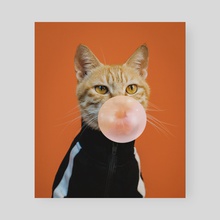 Cool cat - Poster by Enkel Dika